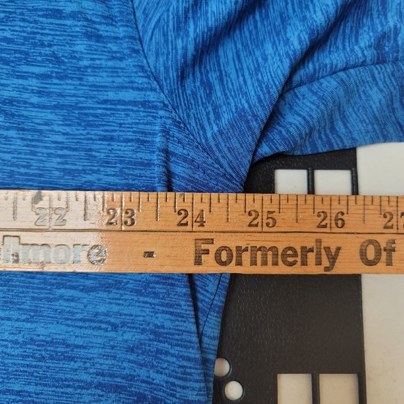 Oxford mens  blue polo, Sky Blue, FJ, Golf Shirt, Size XXL - Picture 6 of 8